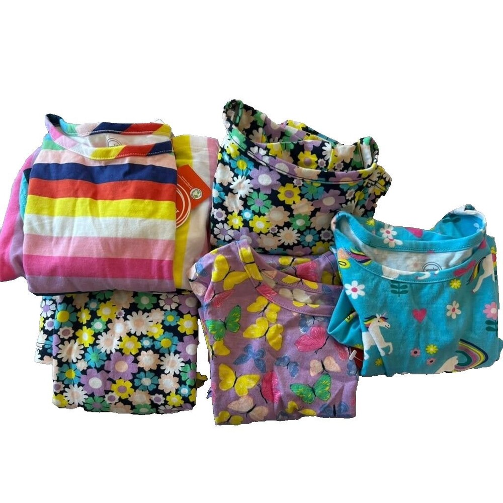 Wonder Nation Girls Dresses Size 2T, 3T, 4T Kids Clothes Floral Stripes Lot of 5